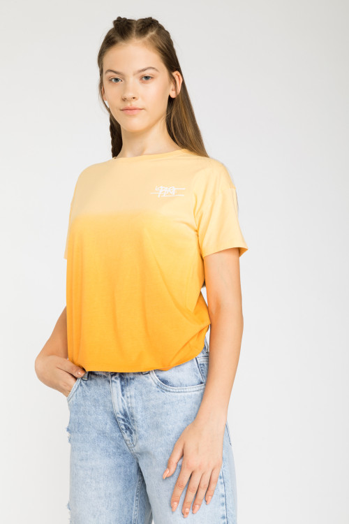 Pomarańczowy t-shirt SUNSET