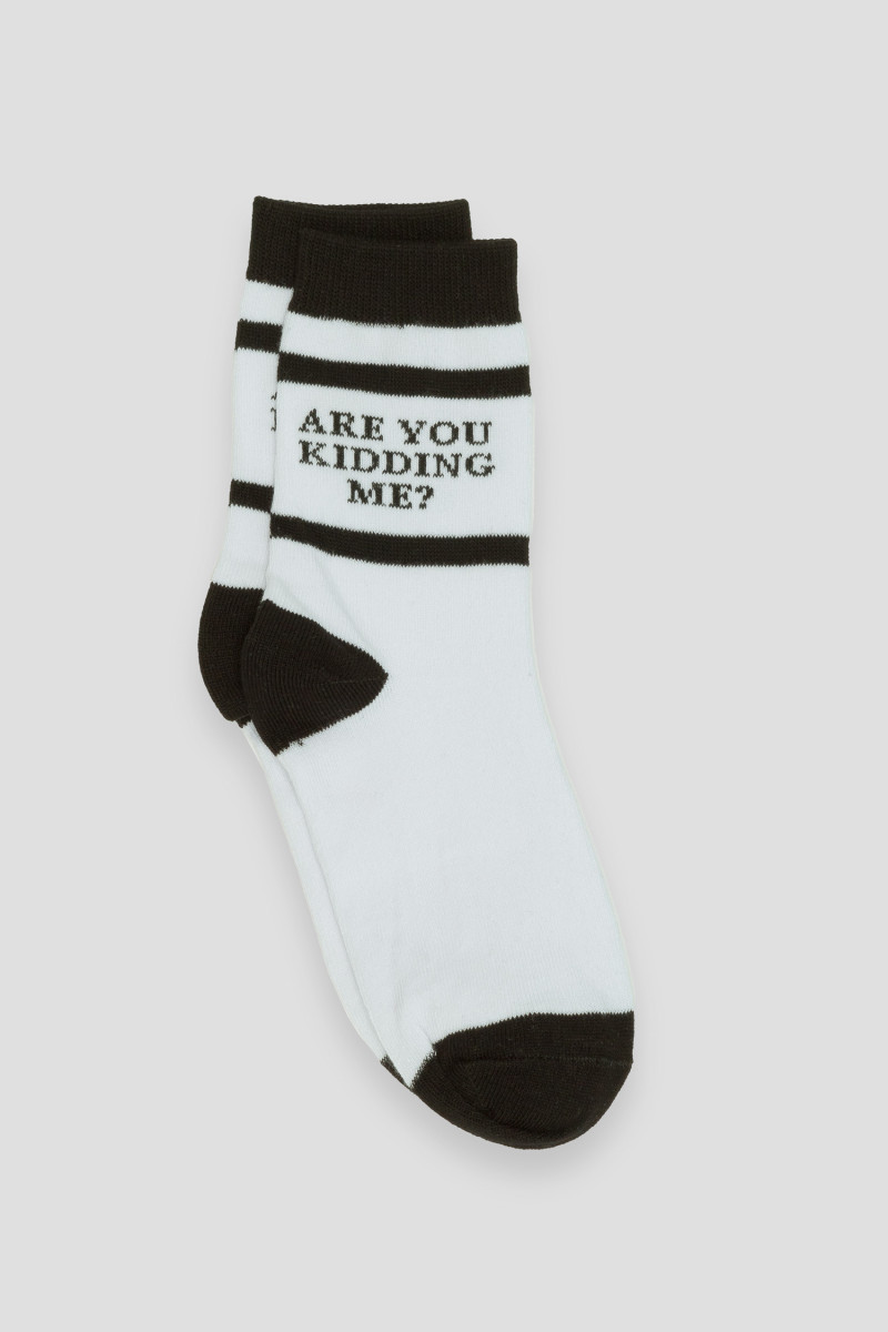 Kolorowe skarpety z napisami 3-PAK, multikolor