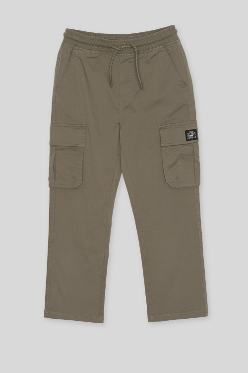 Spodnie typu cargo w kolorze khaki