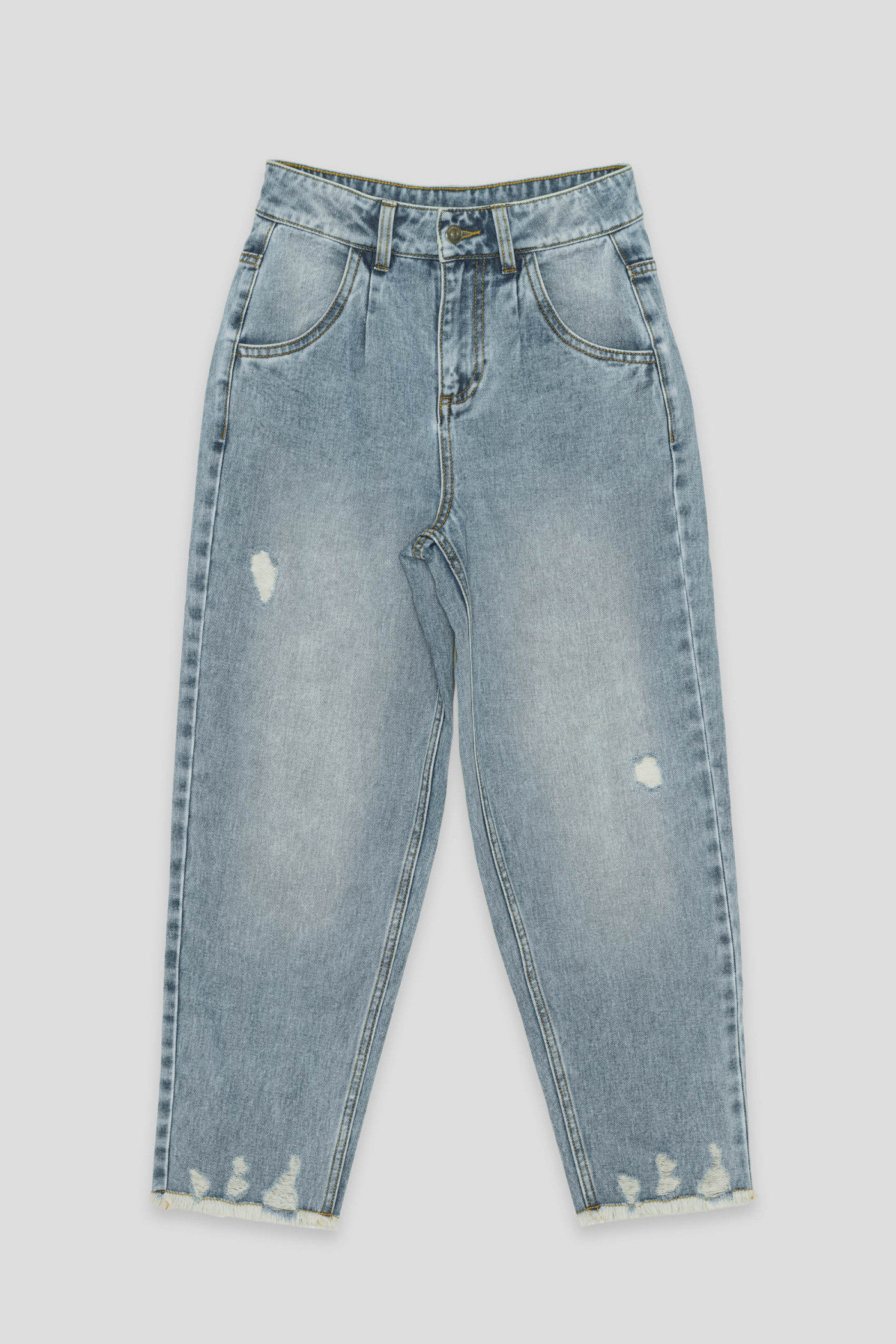 Niebieskie jeansy typu SLOUCHY