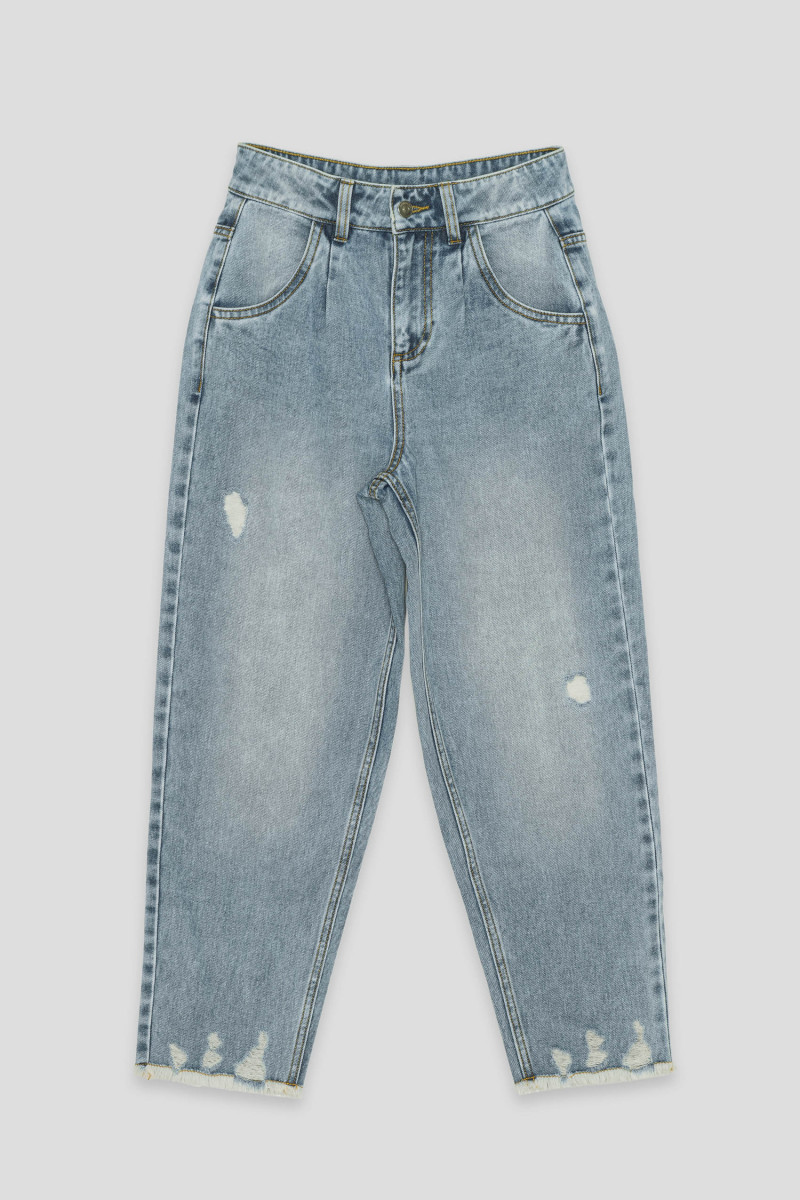 Niebieskie jeansy typu SLOUCHY