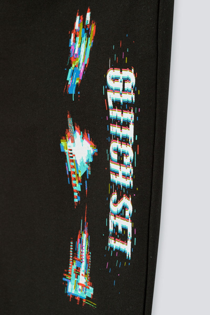 Czarne spodnie dresowe, czarny