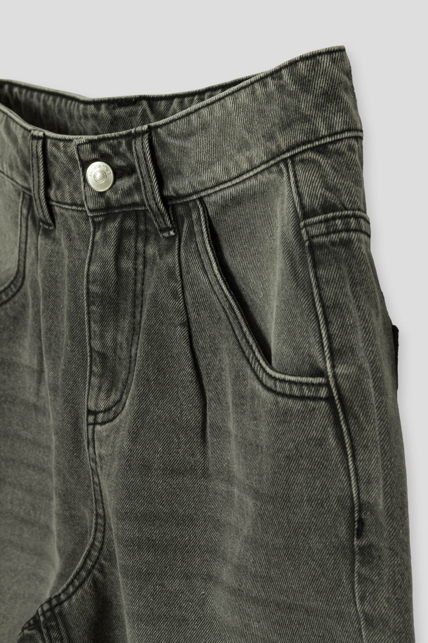 Szare jeansy typu SLOUCHY