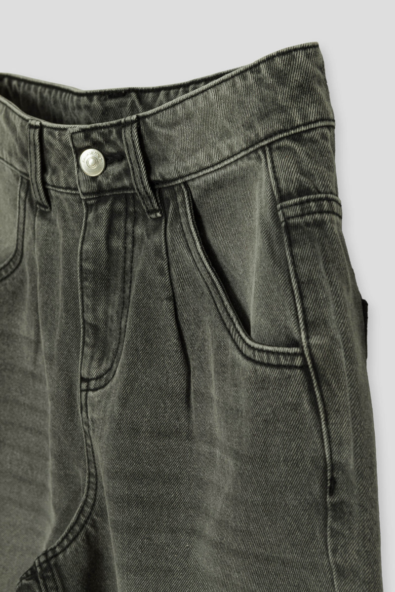 Szare jeansy typu SLOUCHY