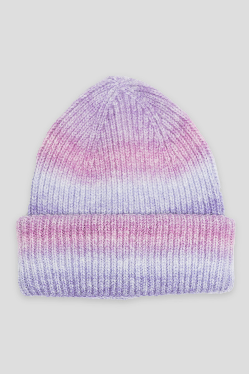 Fioletowa czapka ombre