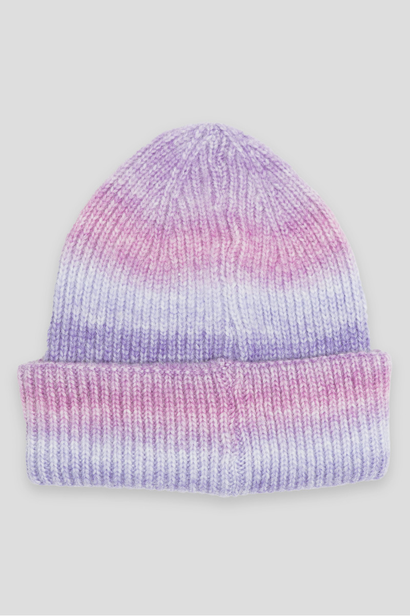 Fioletowa czapka ombre