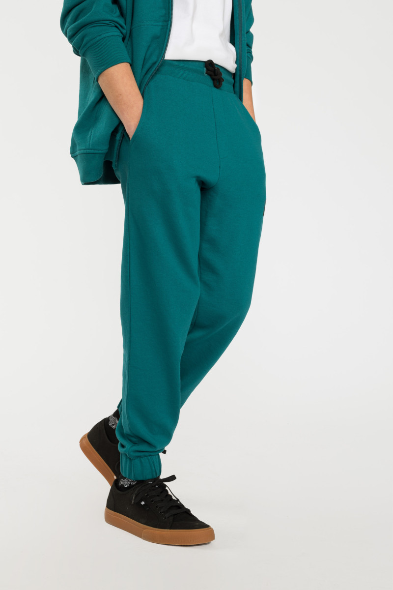 Spodnie dresowe w kolorze morskim