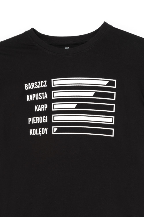 Czarny t-shirt dla chłopaka ŚWIĘTA | Reporter 