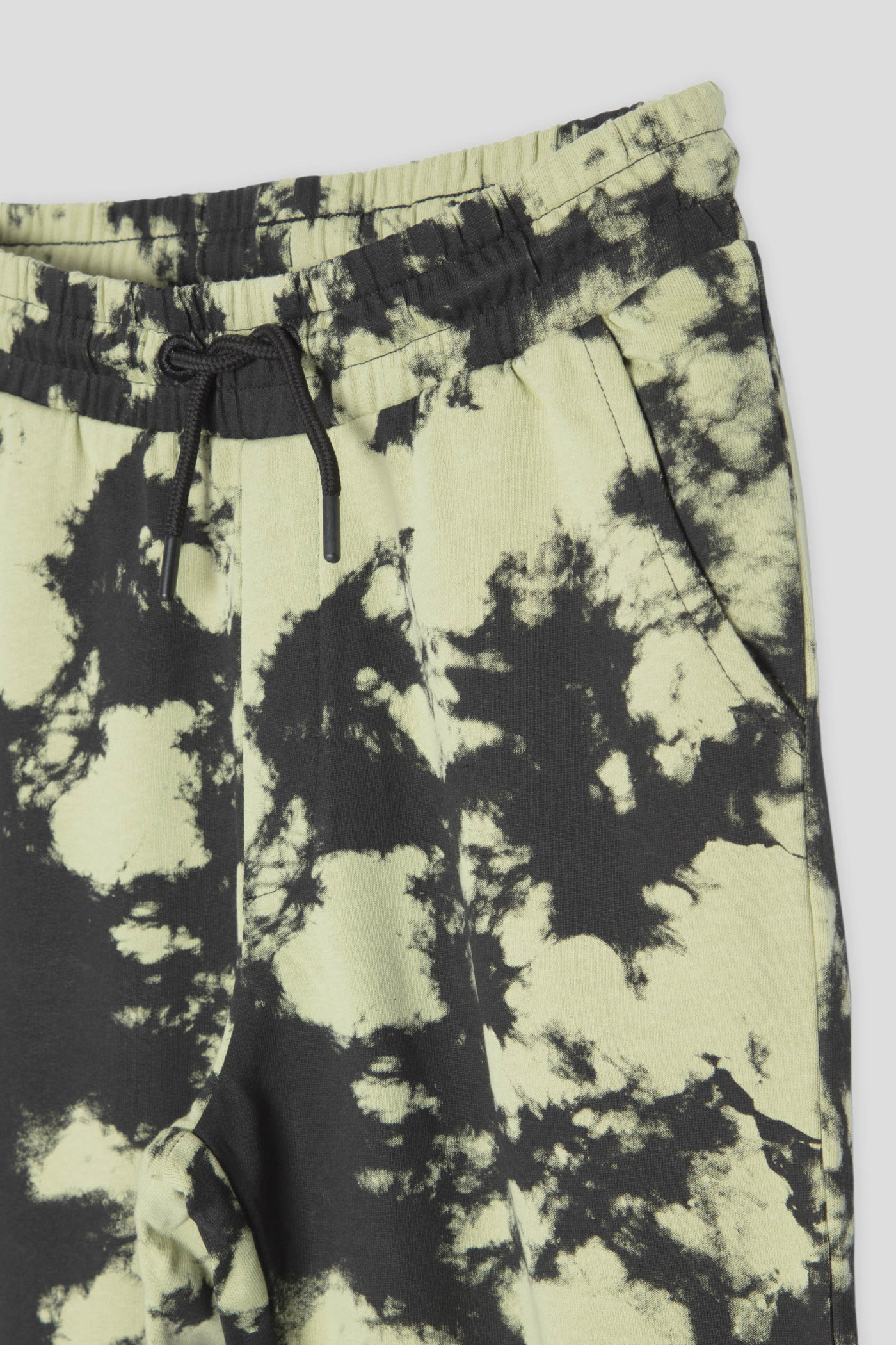 Wielobarwne spodnie dresowe z nadrukami tie dye