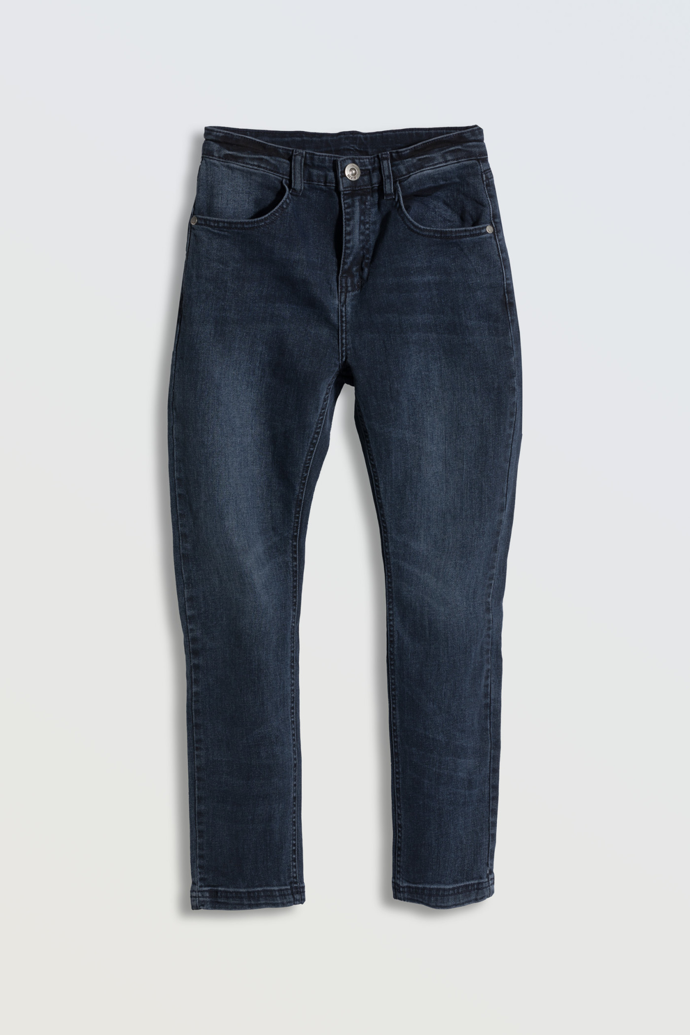 Granatowe klasyczne jeansy LOOSE