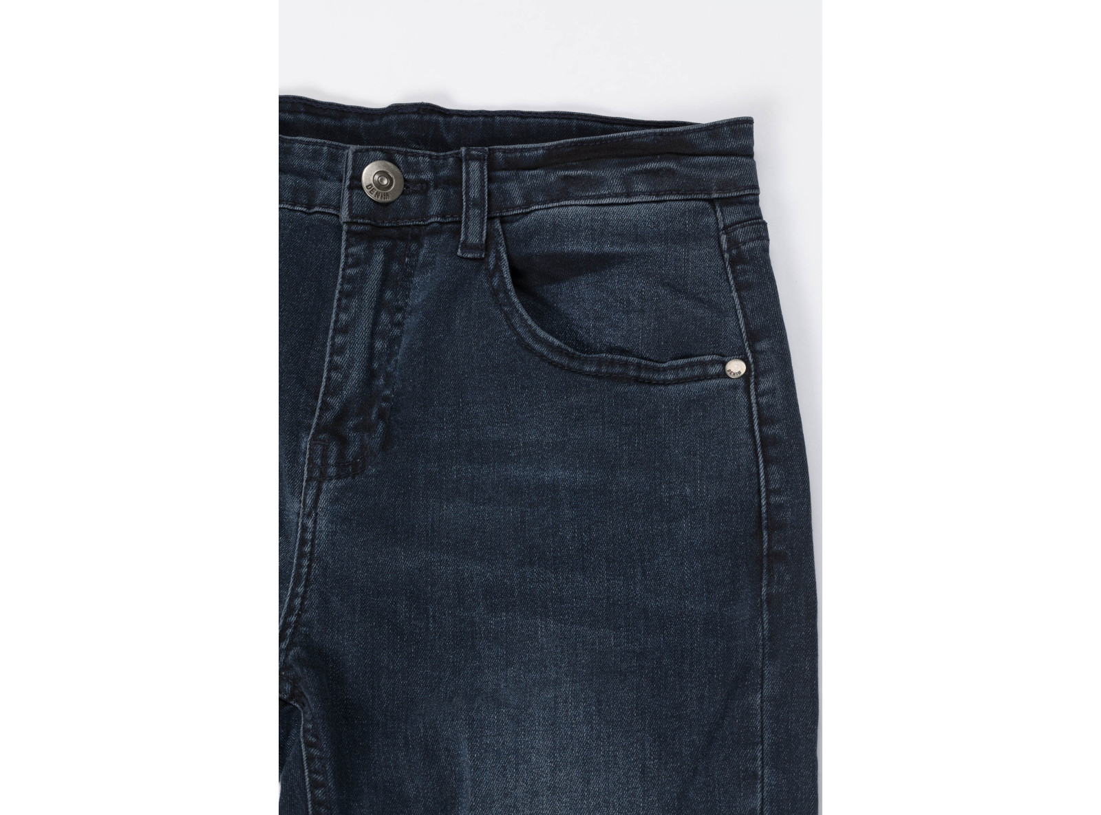 Granatowe klasyczne jeansy LOOSE