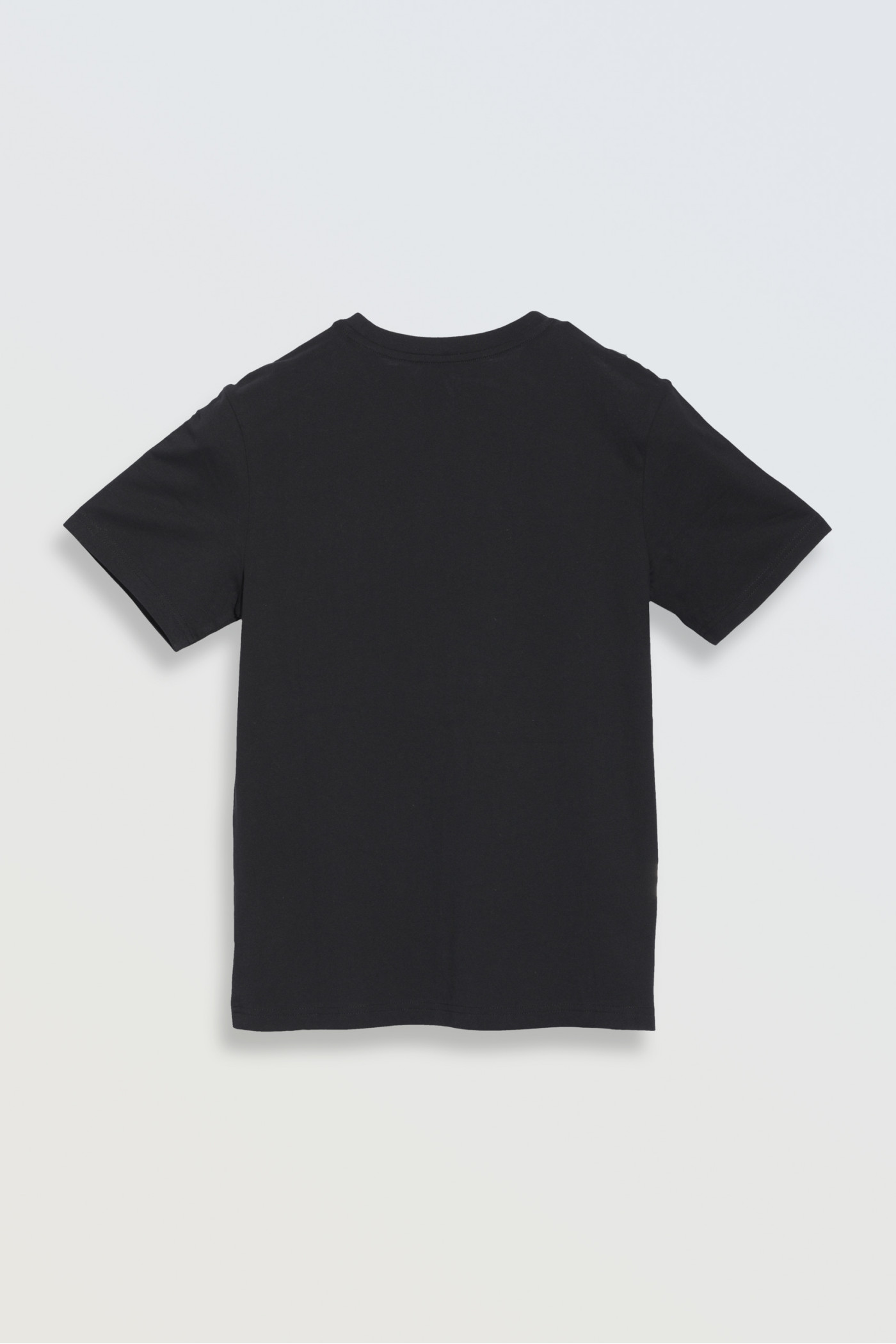 Czarny t-shirt z minimalistycznym nadrukiem