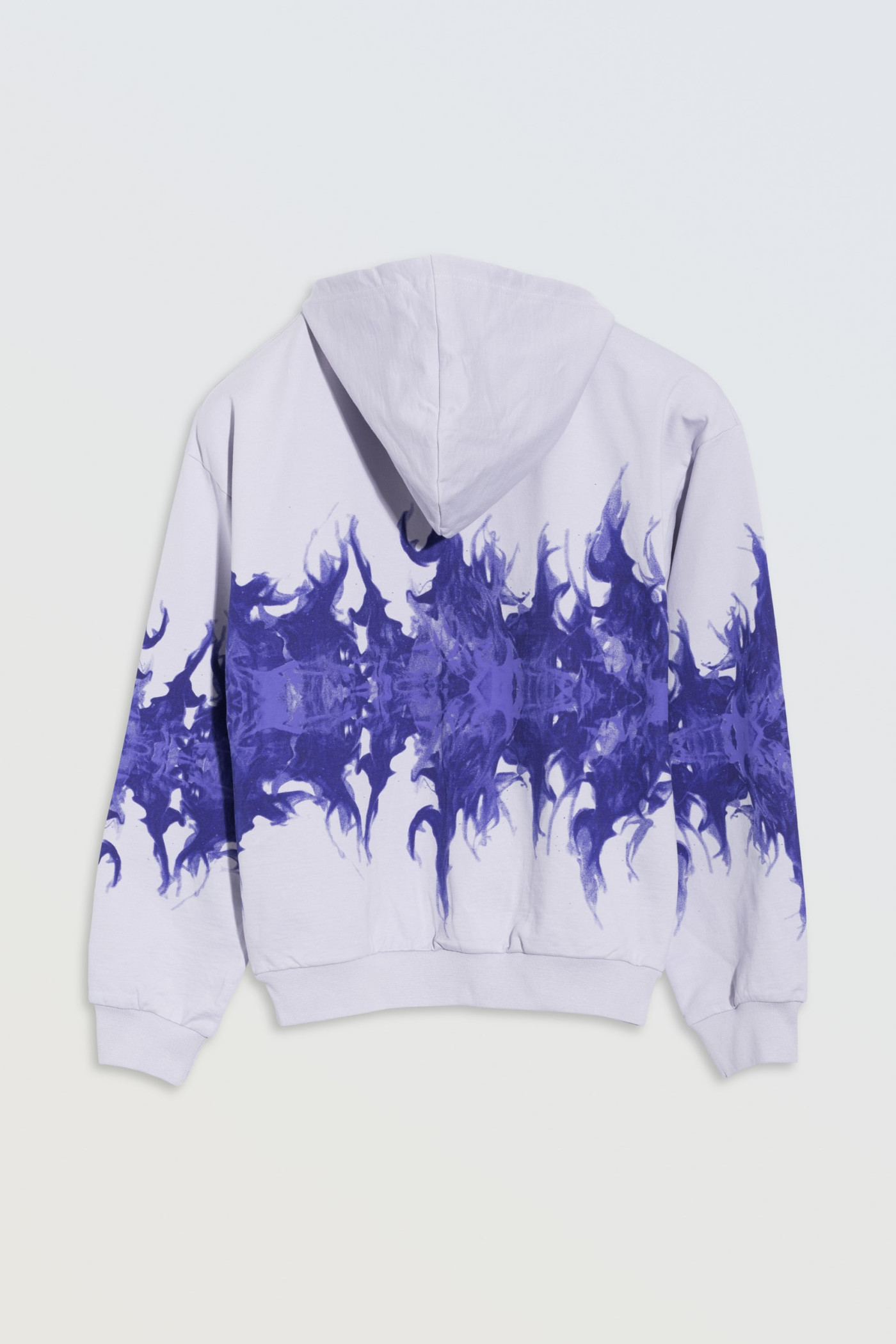 Bluza z kapturem w odcieniach fioletu z nadrukiem