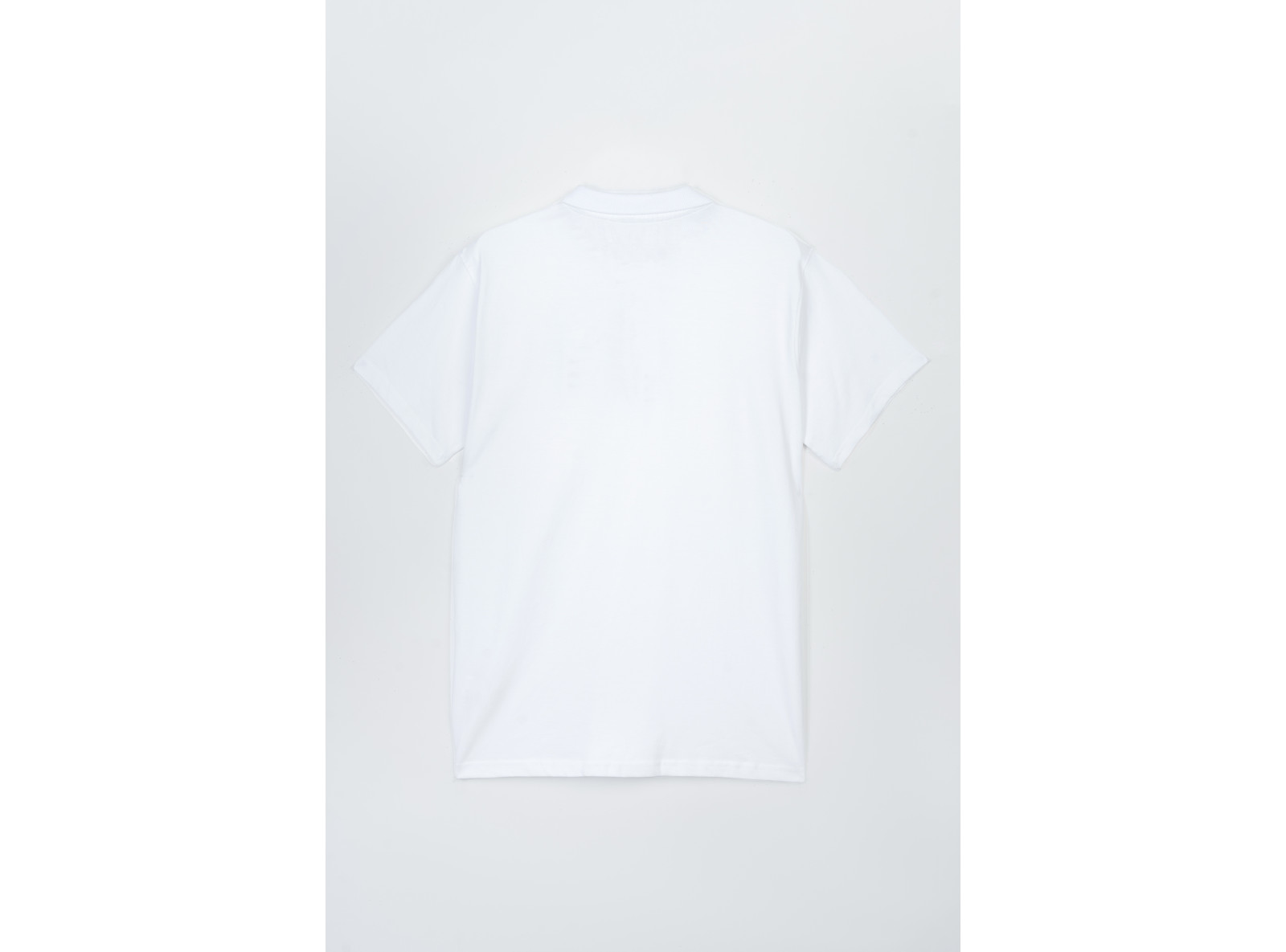 Biała koszulka polo z krótkim rękawem