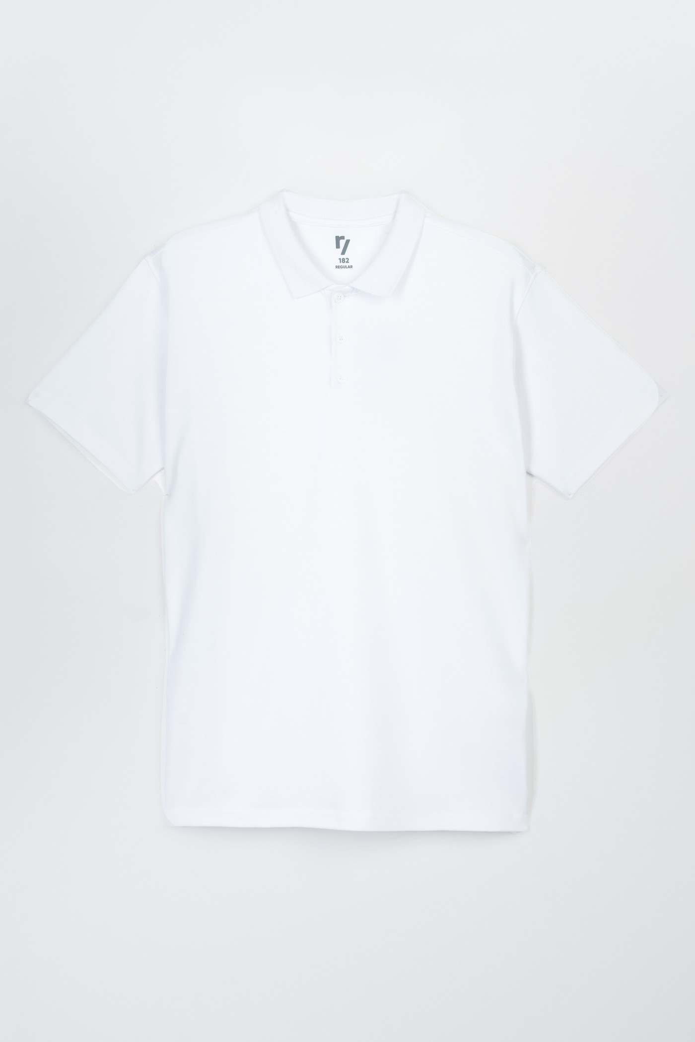 Biała koszulka polo z krótkim rękawem