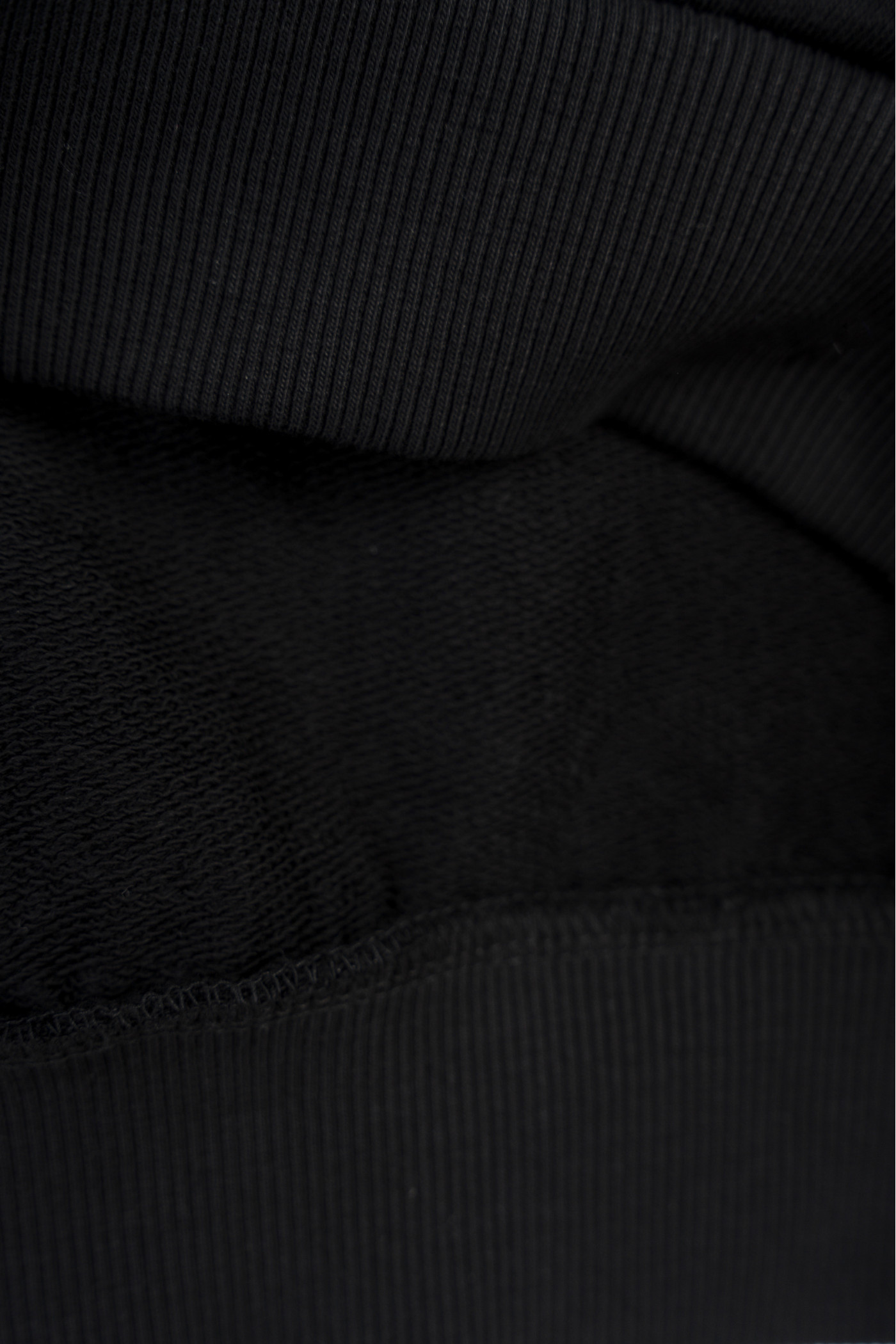 Czarna bluza oversize z kapturem z autorską grafiką z tyłu
