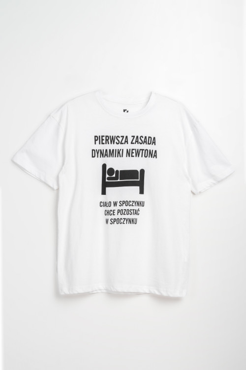 Czarno-biała bawełniana piżama z nadrukami