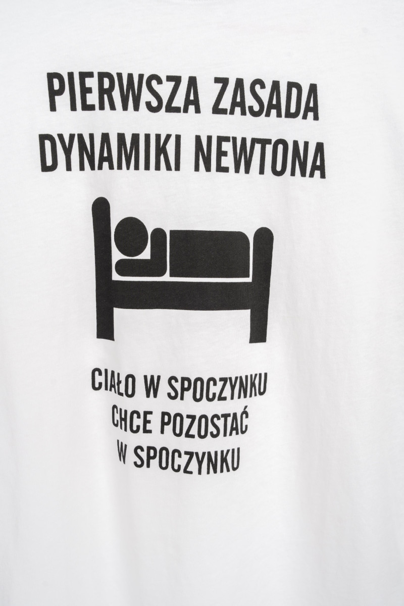 Czarno-biała bawełniana piżama z nadrukami