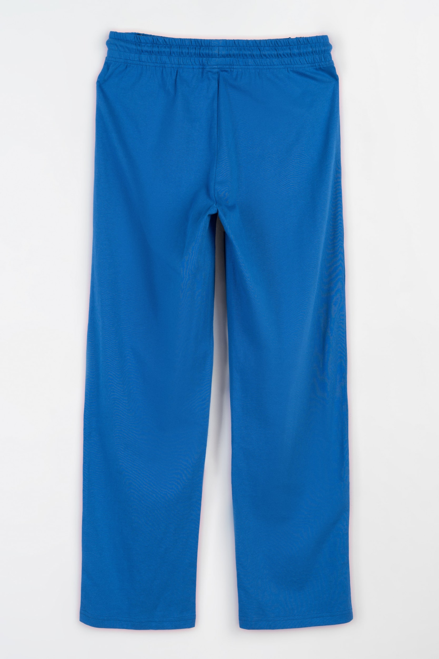 Niebiesko-czarna bawełniana piżama z nadrukami