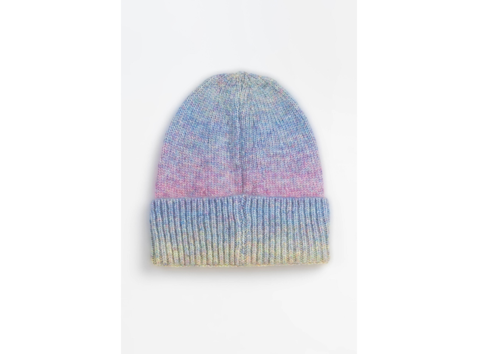 Kolorowa czapka z efektem ombre