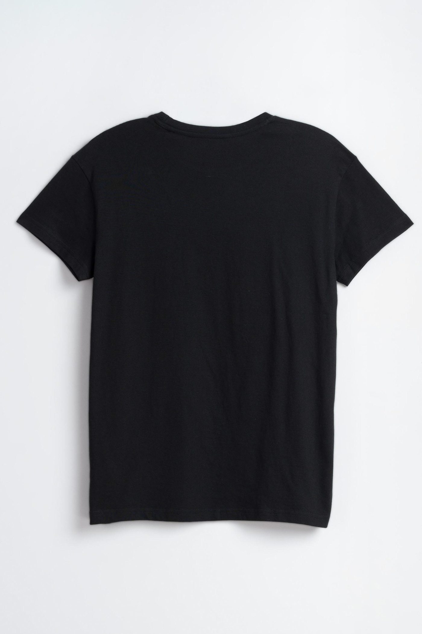 Czarny t-shirt z autorską grafiką z motywem świątecznym z przodu