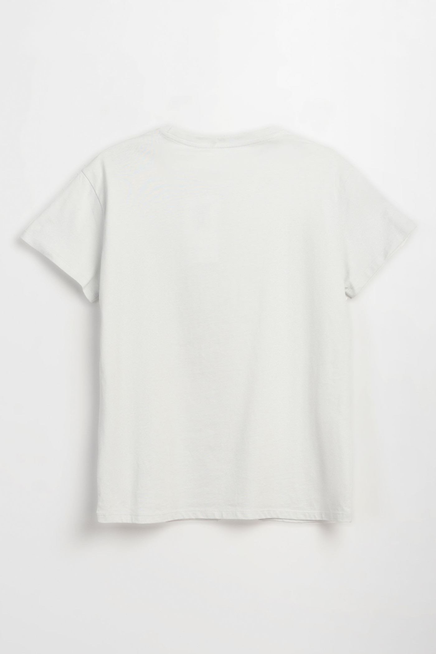 Szary t-shirt z autorską grafiką z motywem świątecznym z przodu