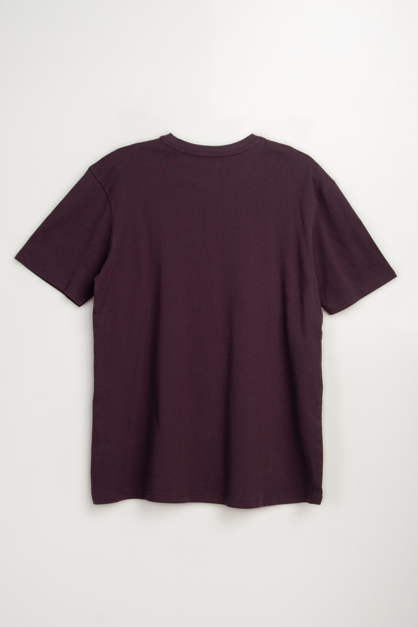 Ciemnofioletowy t-shirt z napisem z błyszczących dżetów