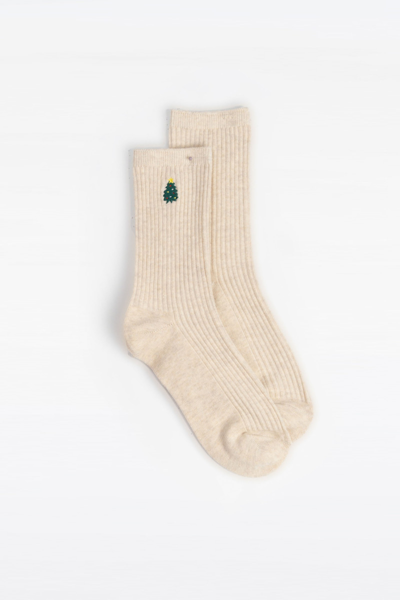 Kolorowe skarpety z motywem świątecznym 3-PAK, multikolor