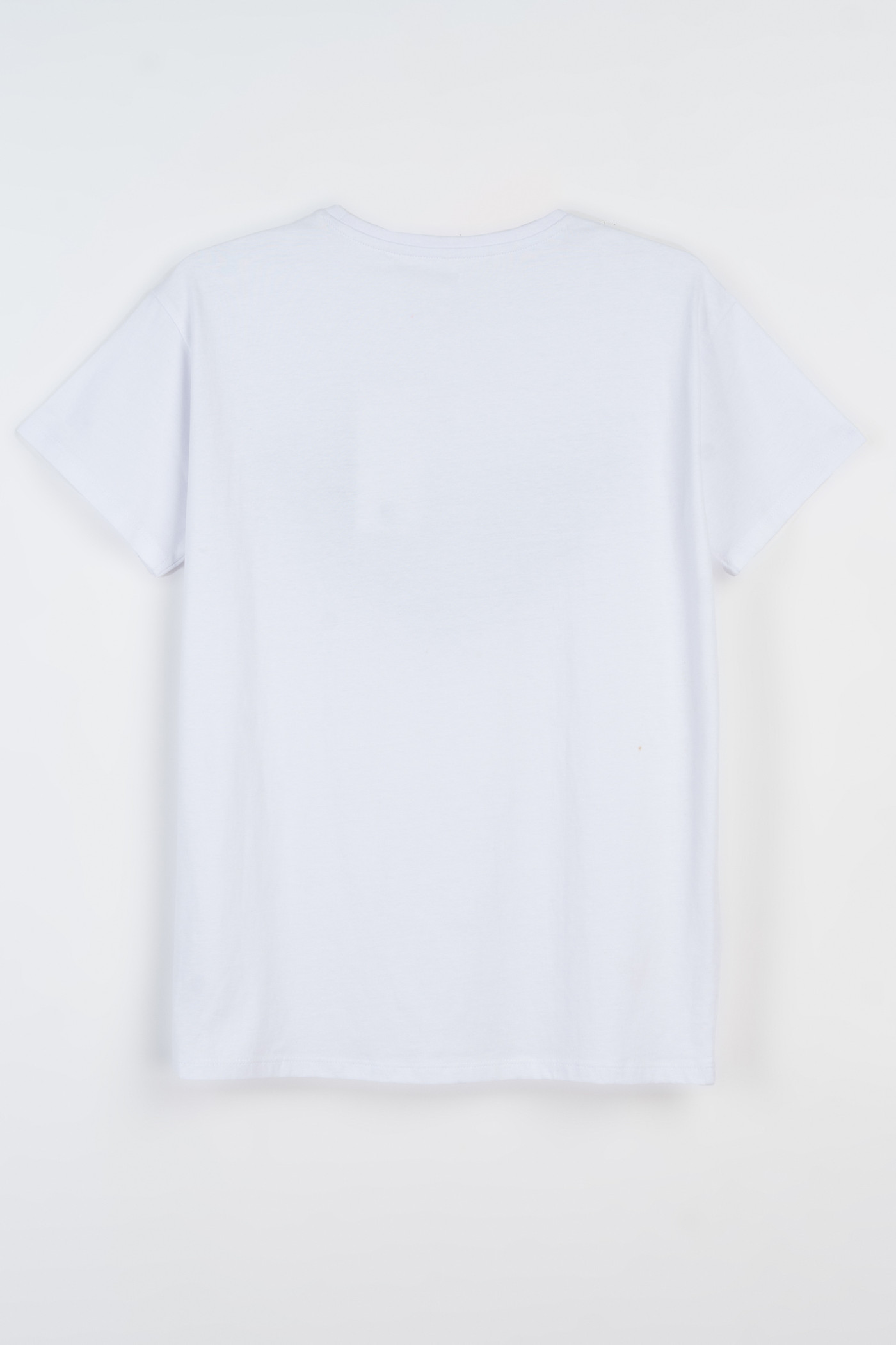 Biały t-shirt z nadrukiem na całości
