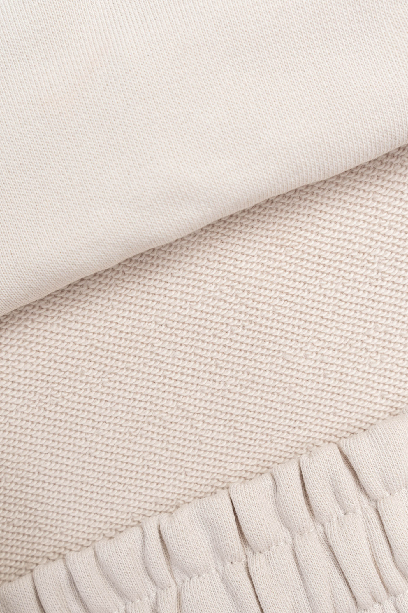 Beżowe spodnie dresowe WIDE LEG