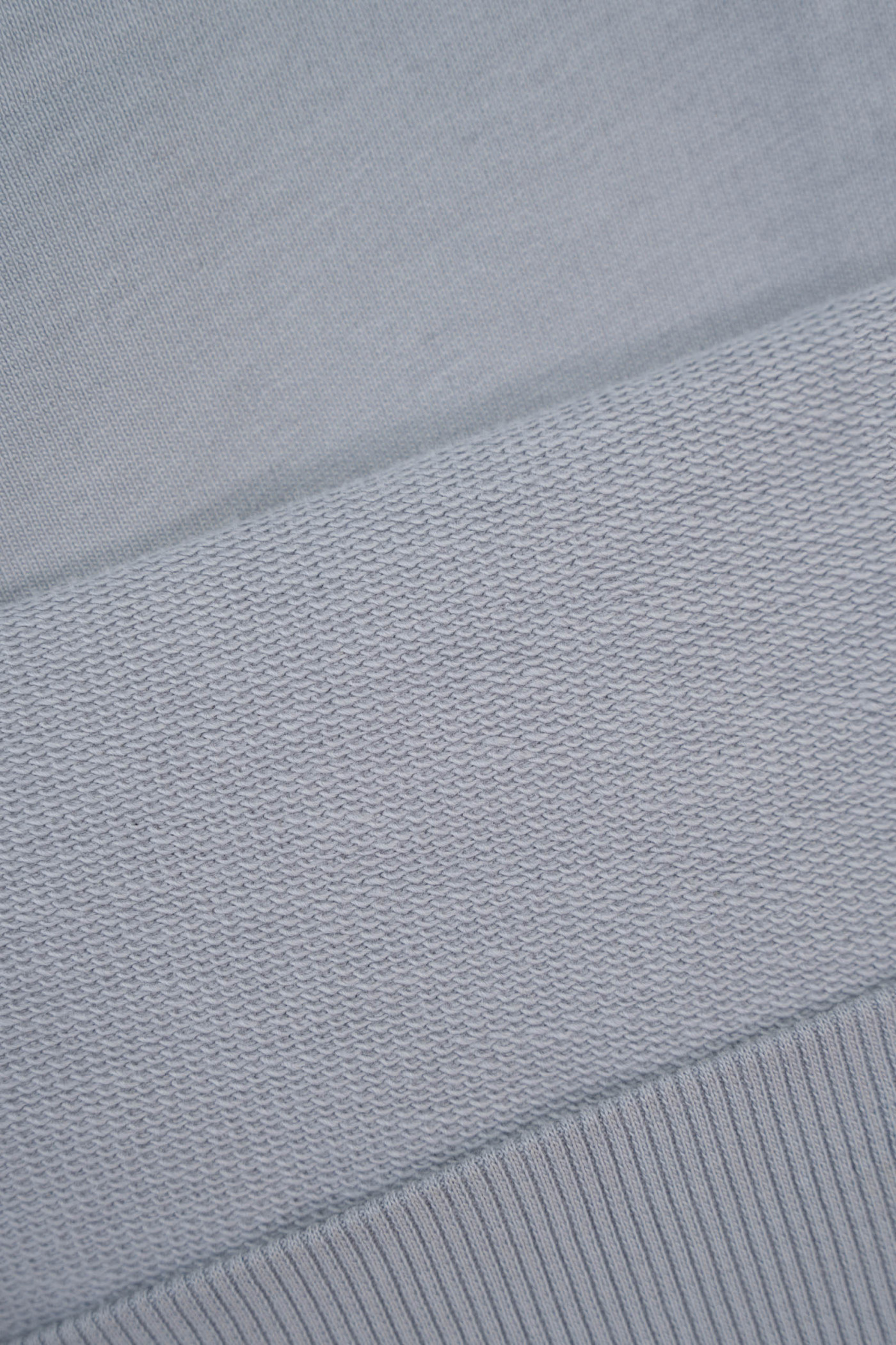 Jasnoniebieska bluza z kapturem BOXY z minimalistycznym nadrukiem