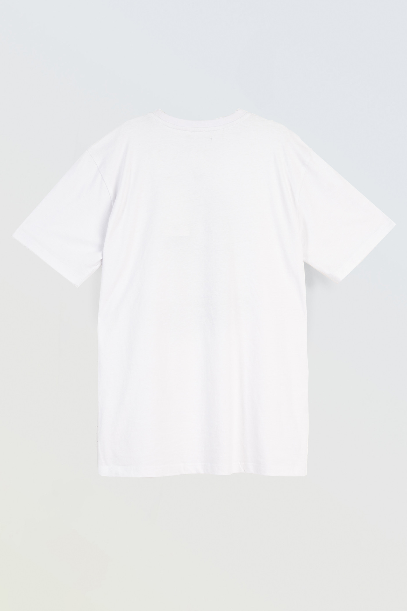 Biały t-shirt z autorską grafiką z przodu Biały t-shirt z autorską grafiką z przodu