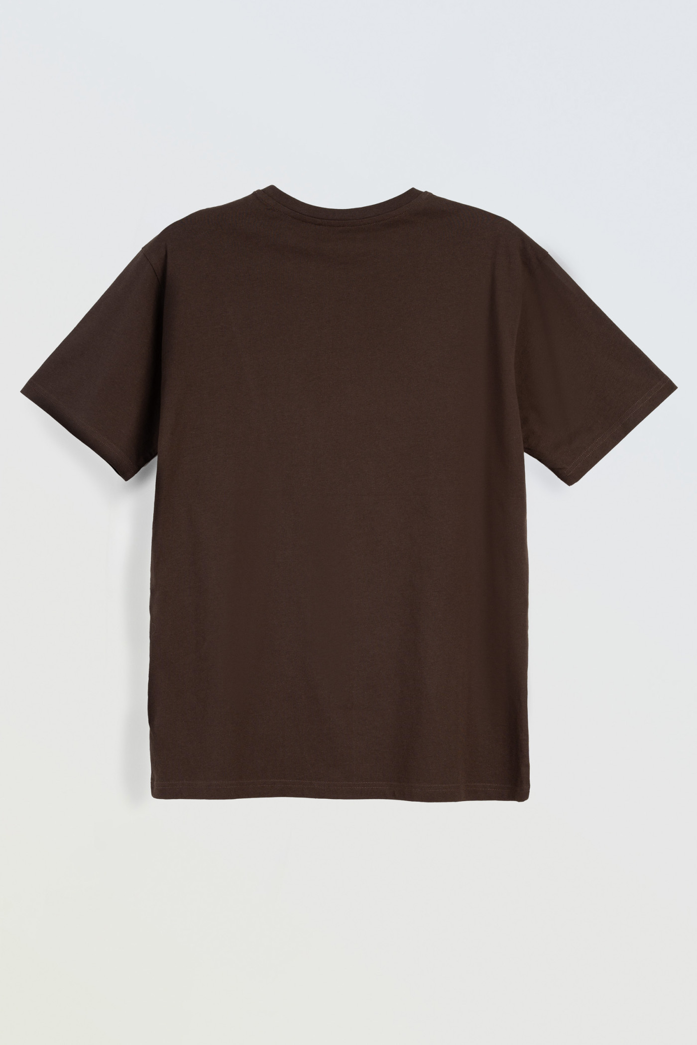 Brązowy t-shirt z nadrukiem z na całości Brązowy t-shirt z nadrukiem z na całości