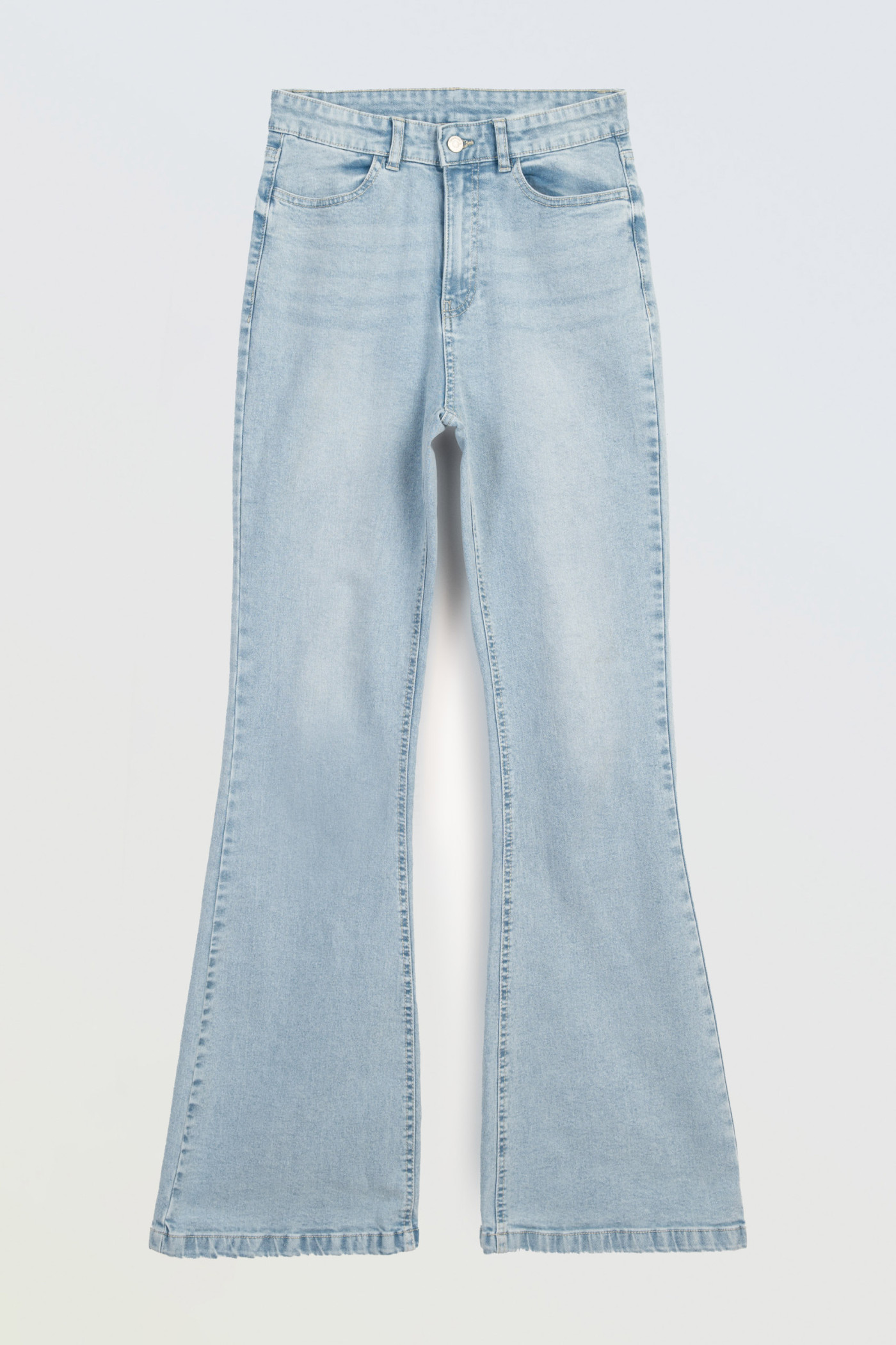 Niebieskie jeansowe dzwony FLARE