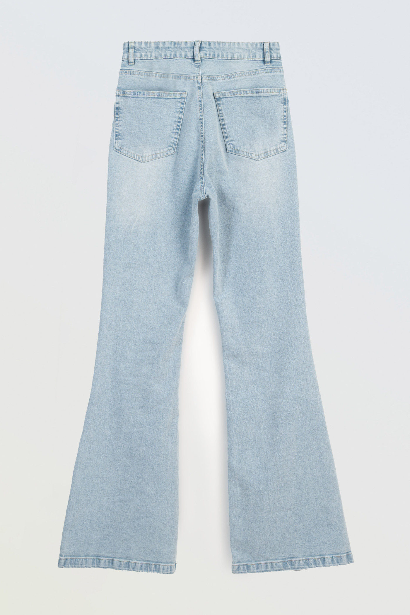 Niebieskie jeansowe dzwony FLARE
