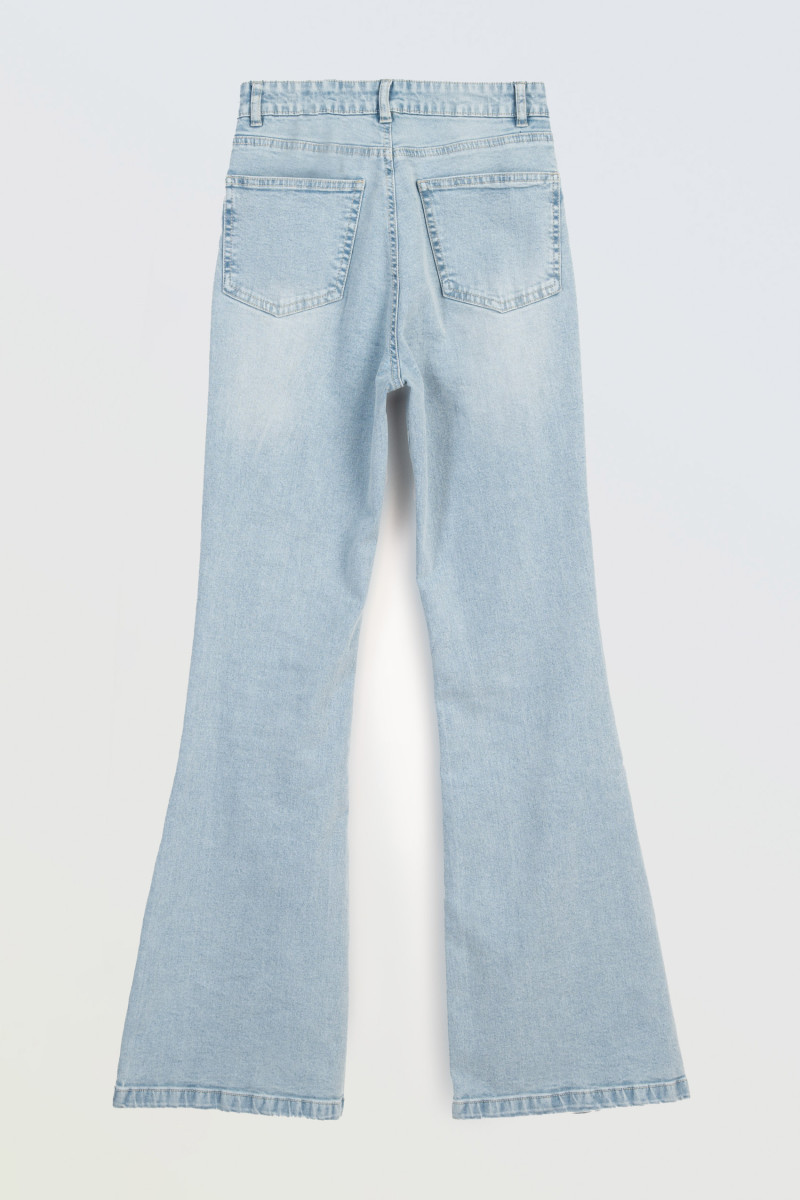 Niebieskie jeansowe dzwony FLARE