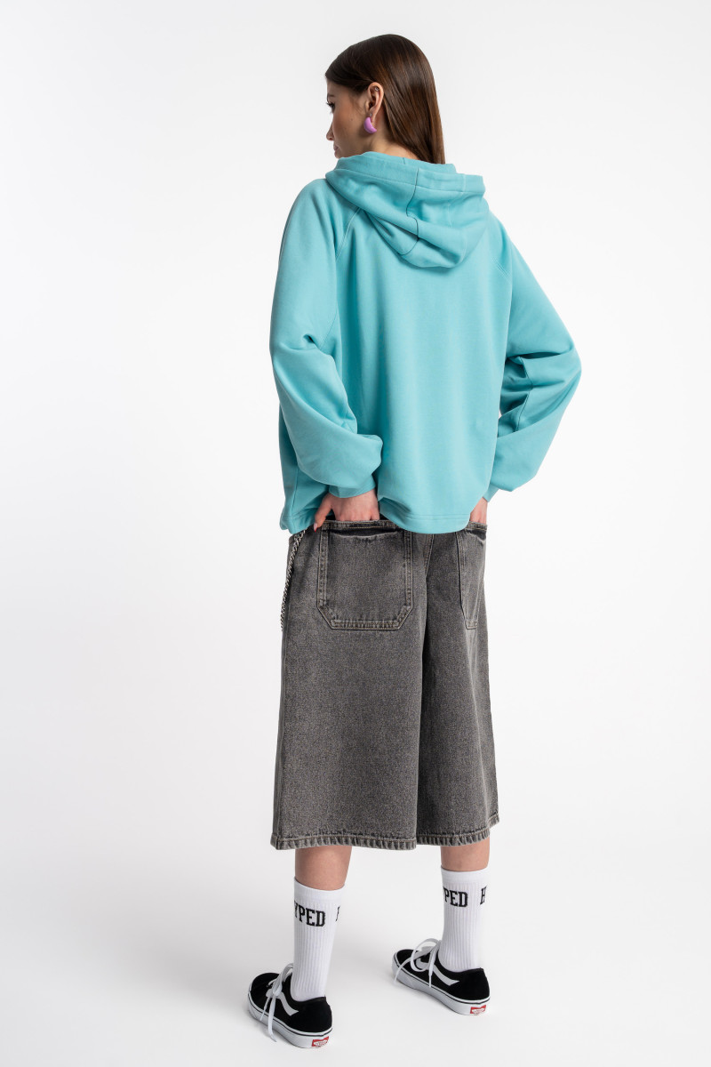 Szare krótkie spodenki jeansowe model JORTS