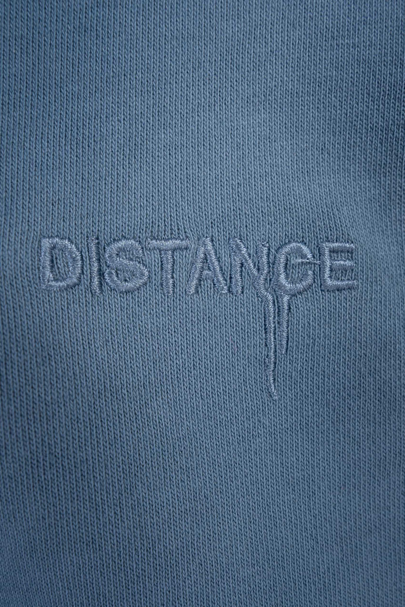 Niebieska bluza z kapturem z efektem ombre