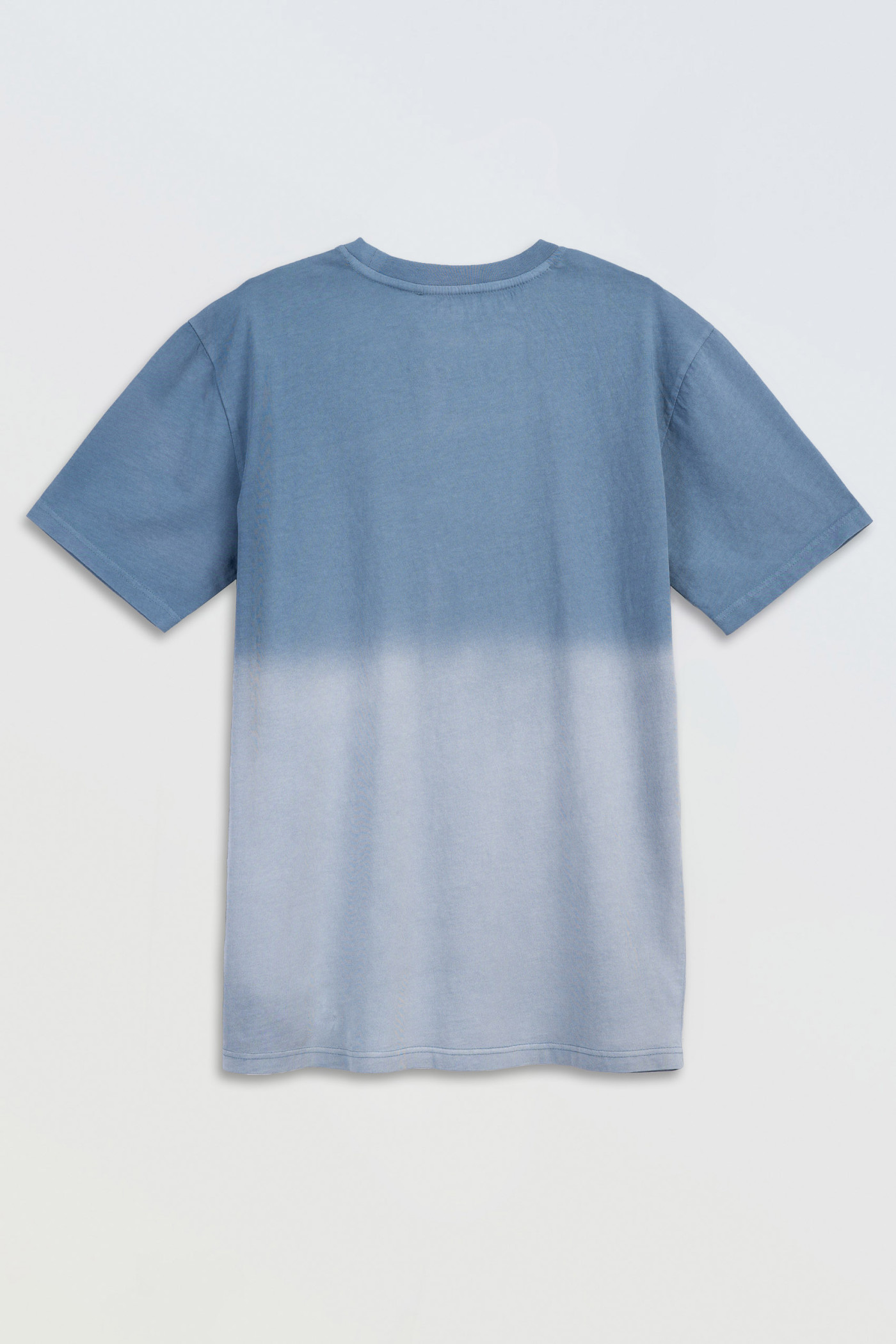 Niebieski t-shirt z efektem ombre