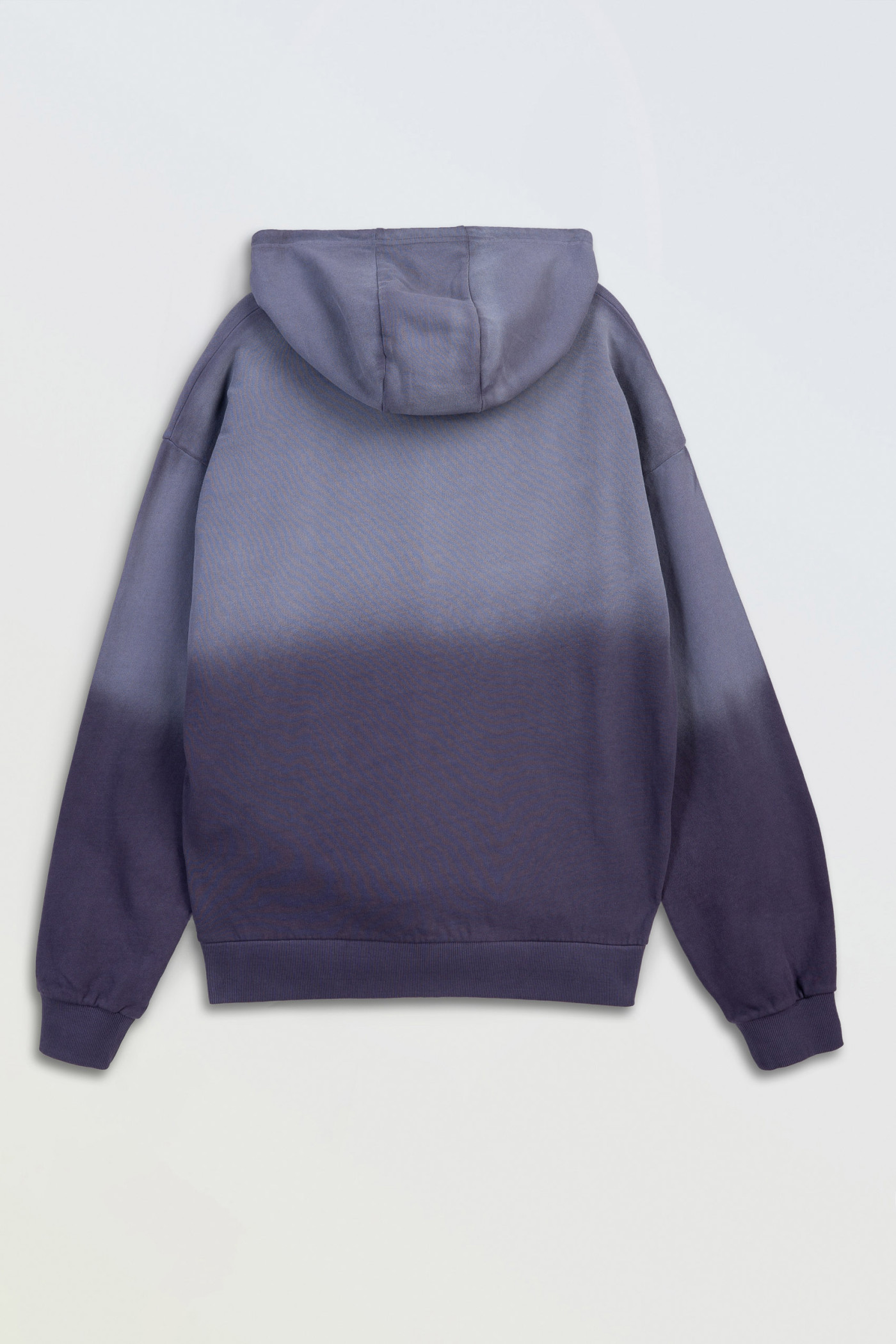Filoletowa bluza z kapturem z efektem ombre