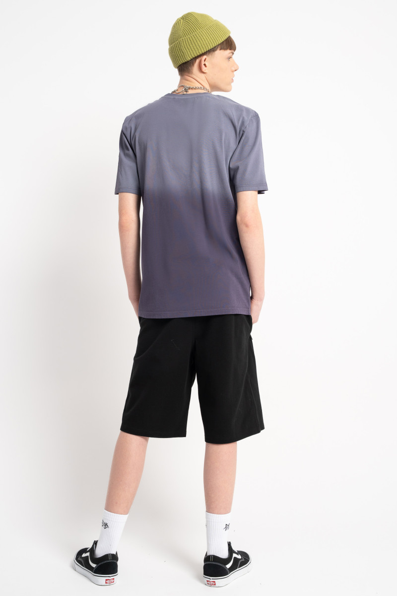 Fioletowy t-shirt z efektem ombre