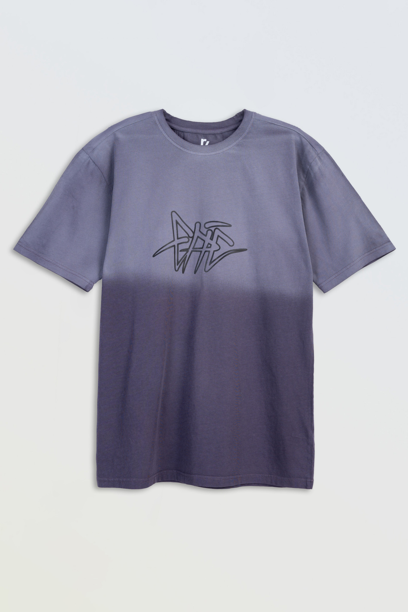 Fioletowy t-shirt z efektem ombre