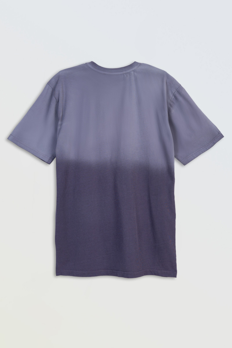 Fioletowy t-shirt z efektem ombre