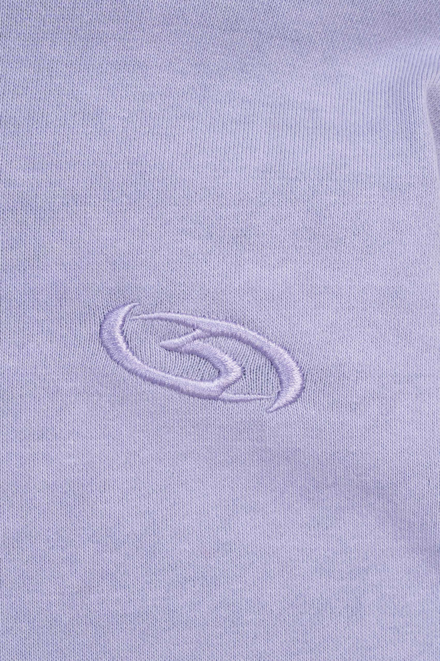 Fioletowa bluza z efektem sprayowania
