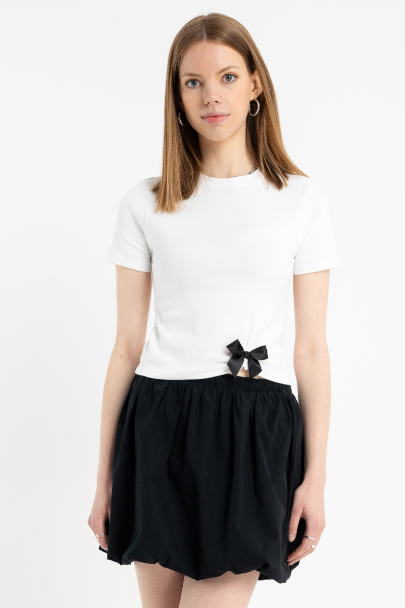 Czarna elegancka spódnica mini BOMBKA