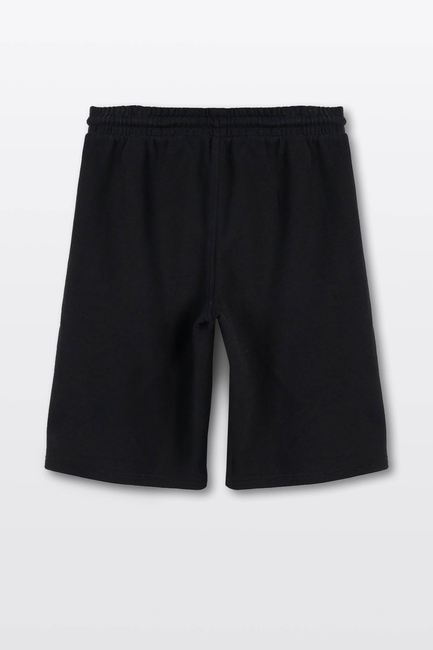 Czarne krótkie spodenki dresowe REGULAR bez nadruków