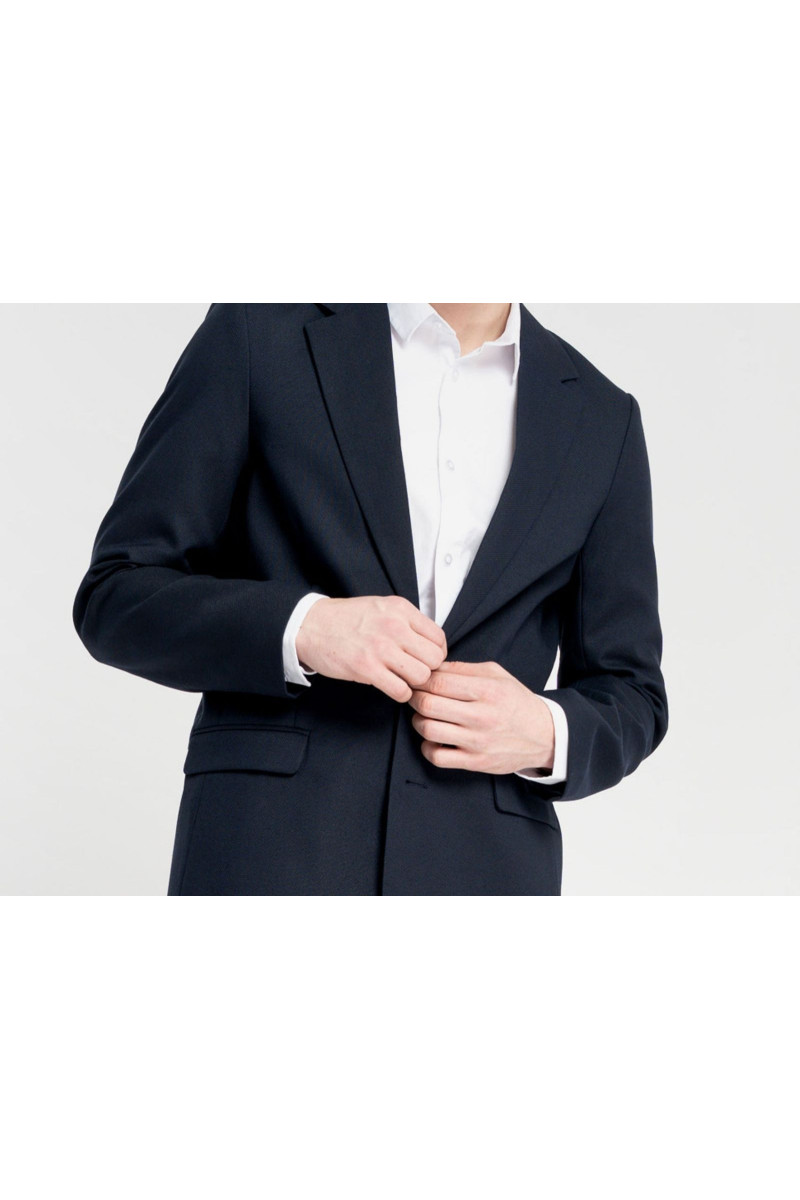 Granatowa marynarka garniturowa REGULAR, granatowy