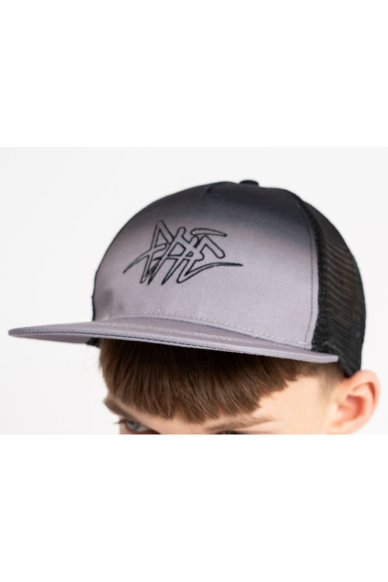 Czapka z daszkiem z kolorową grafiką, multikolor