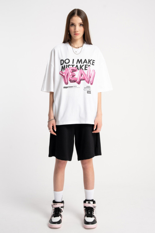 Czarne krótkie spodenki OVERSIZE dresowe bez nadruków