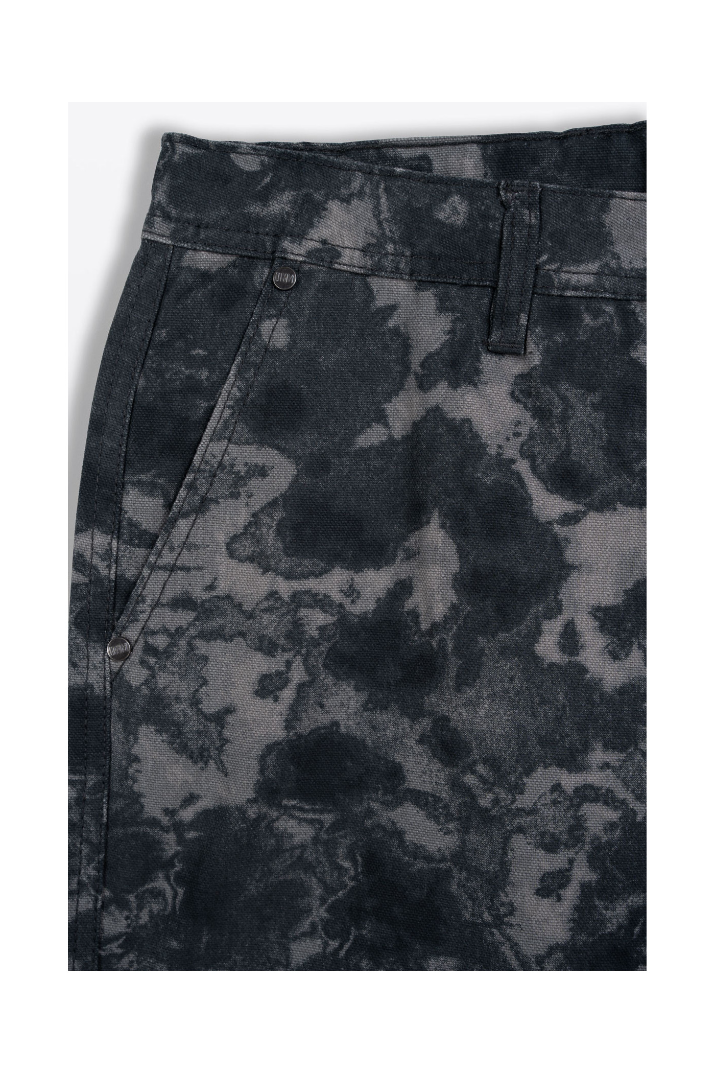 Spodnie jeansowe z nadrukiem na całości